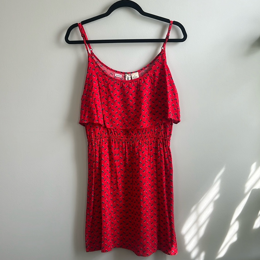 Mimi Chica red ruffle dress
